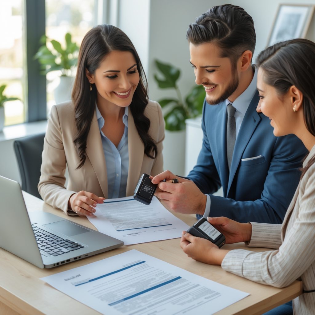 Mobile notary providing document notarization services in Maryland