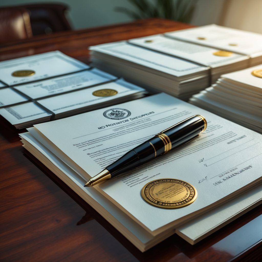 Common legal documents requiring notarization in Maryland